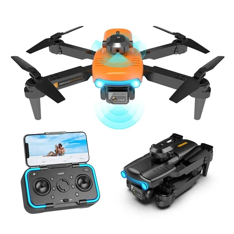 ETL F187 PRO Optical Flow Dual Camera RC Drone WIFI FPV Obstacle Avoidance Foldable Quadcopter Toys Boy Gift 2 Batteries