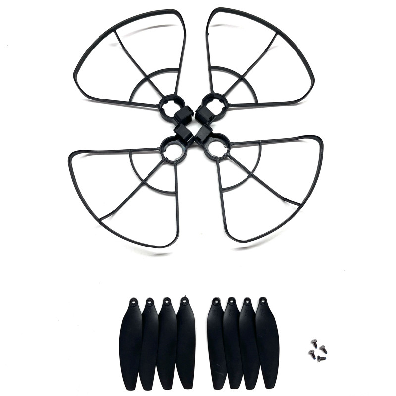ETL Z908MAX brushless RC Drone Spare Parts Propeller Blades & Blades Protection Guard Z908 MAX Accessories 12 Pcs