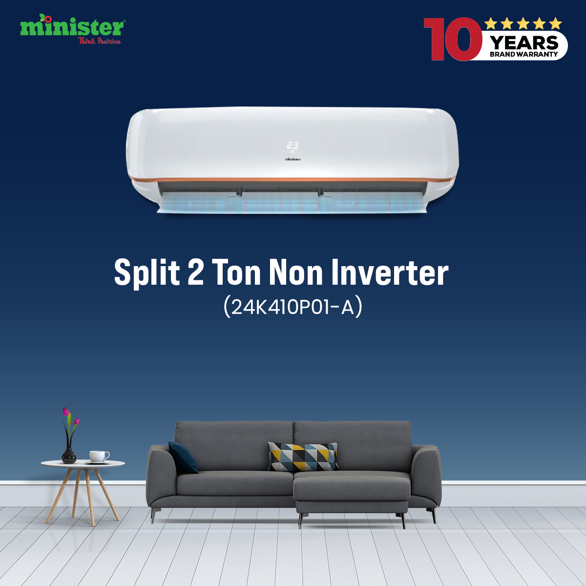 MINISTER 2 TON NON INVERTER (24K410P01-A) AIR CONDITIONERS