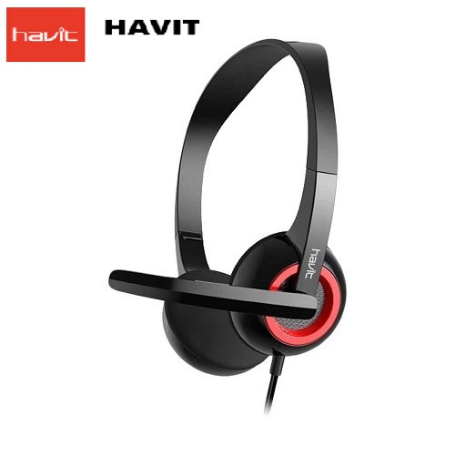 Havit H202d 3.5mm double plug Stereo with Mic Headset for Computer