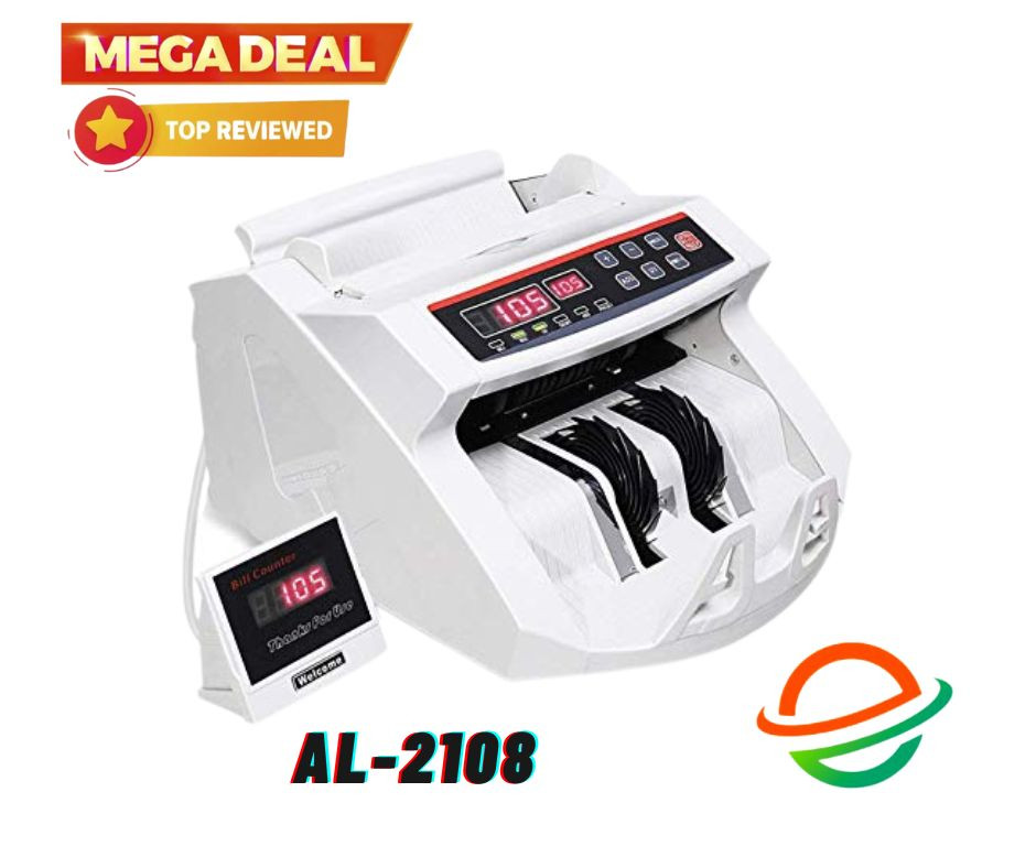 Electronic Money / Bill Counter 2108 UV/MG Counterfeit Detection