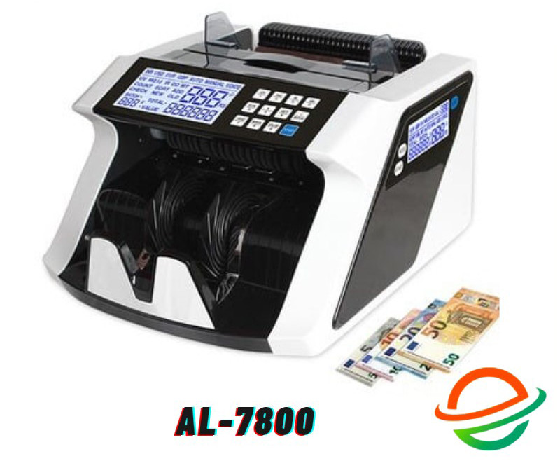 Money Counting & Fake Note Detector Machine ML 7800 with 3 displays